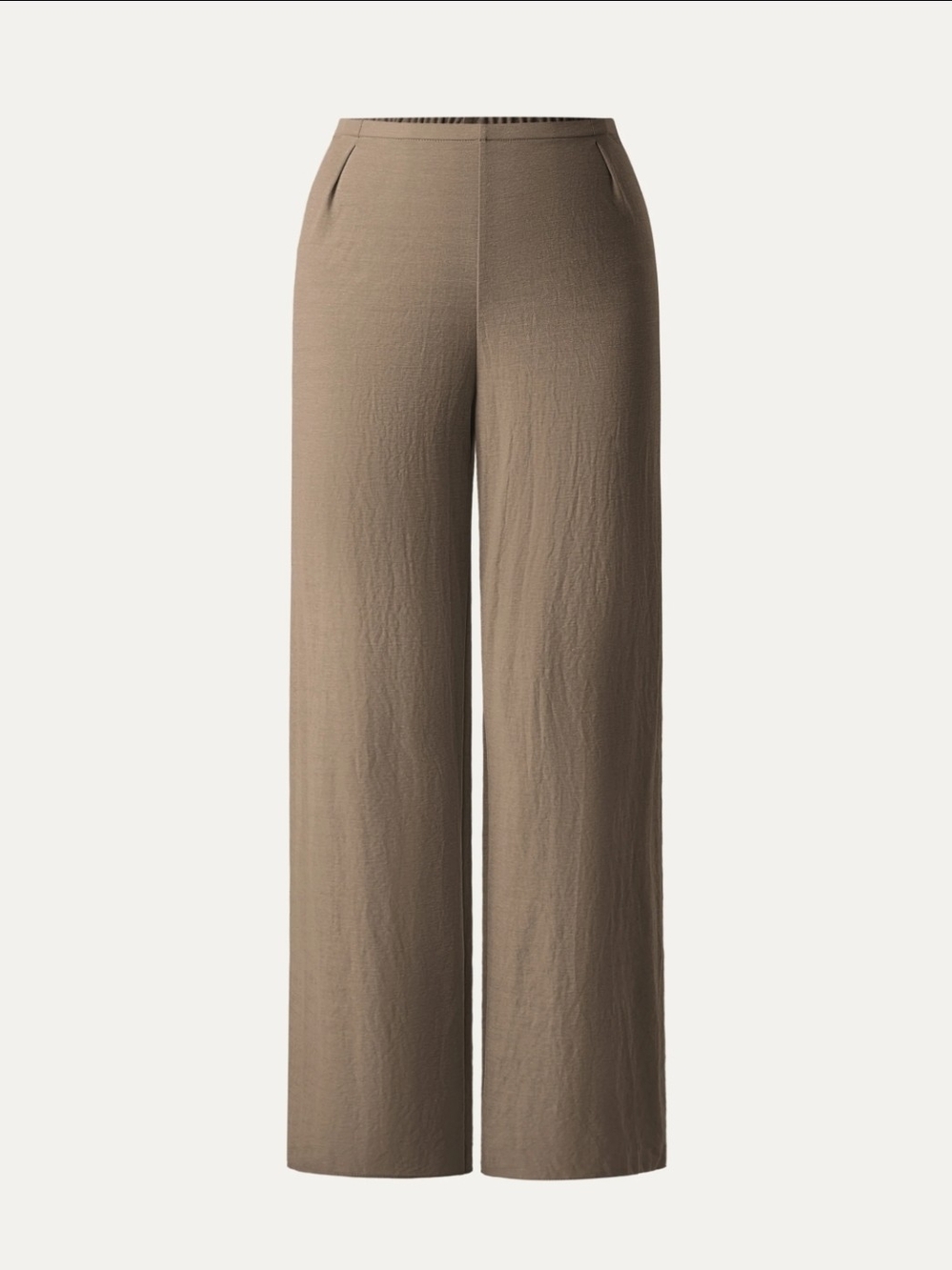 OGL breathable Mid Rise Cotton-linen Straight Leg in color Jara